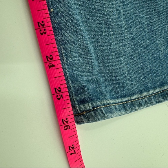 Chico’s Medium Wash Patchwork Jeans Size L - Picture 12 of 12